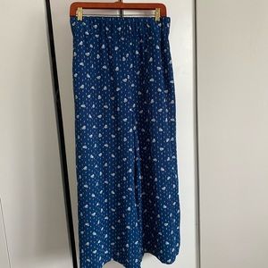 & Other Stories Blue Floral Pant